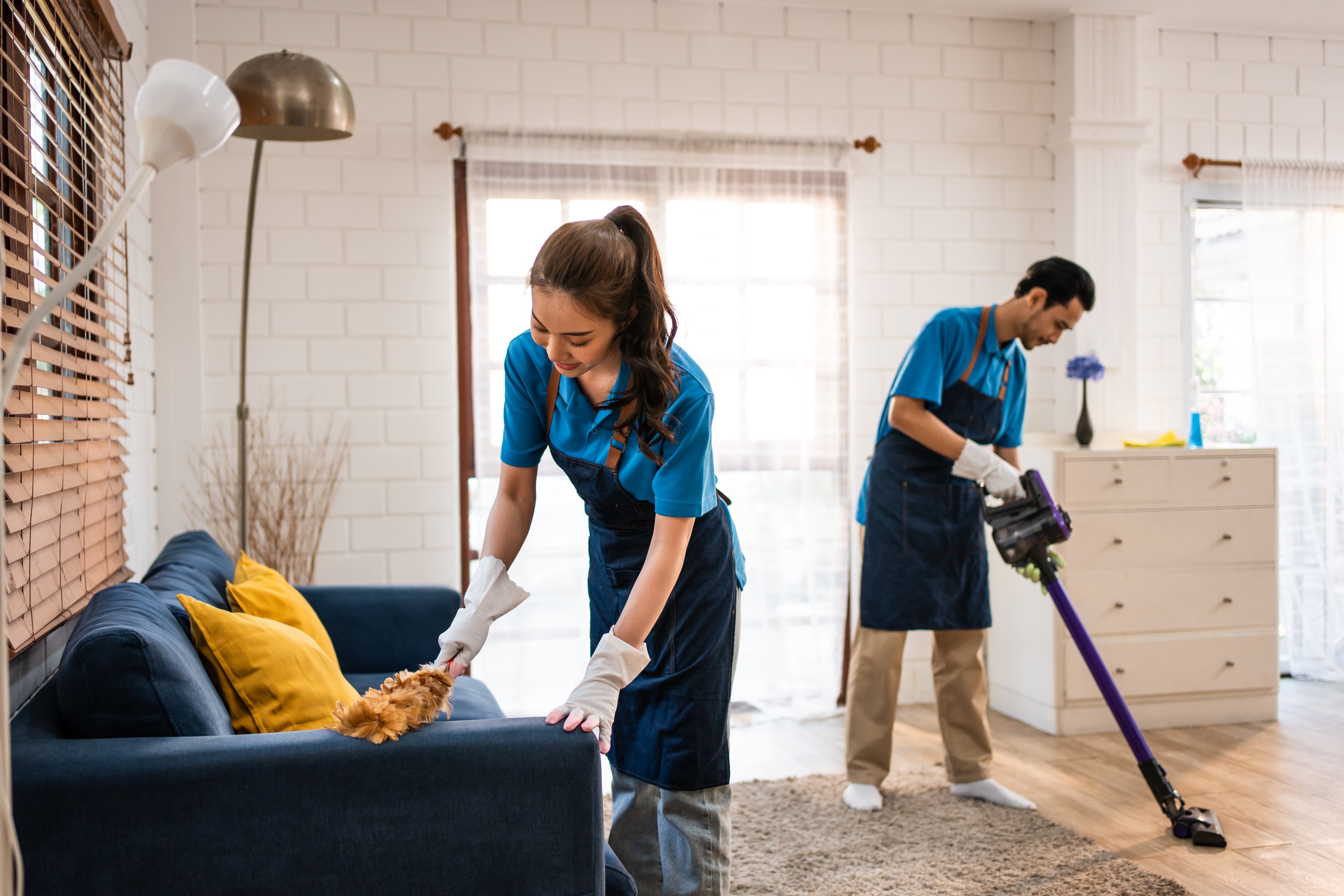 Double Shine cleaners at work